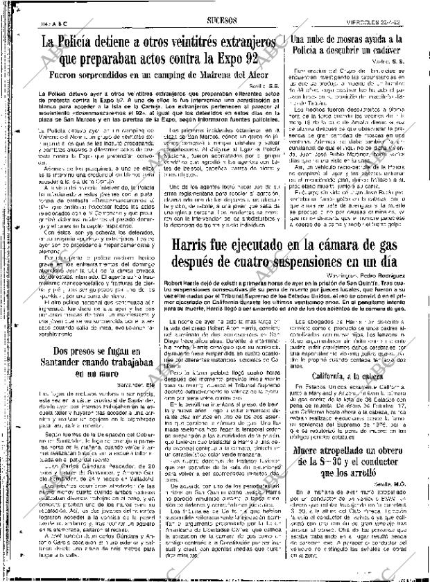 ABC SEVILLA 22-04-1992 página 84