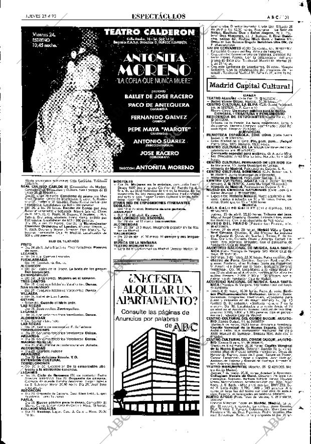 ABC MADRID 23-04-1992 página 101