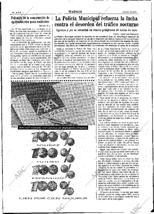 ABC MADRID 23-04-1992 página 44