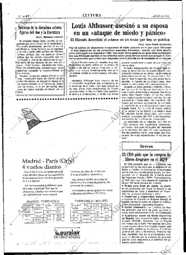 ABC MADRID 23-04-1992 página 72