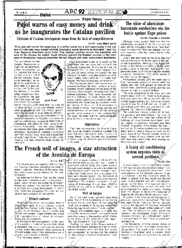 ABC SEVILLA 23-04-1992 página 70