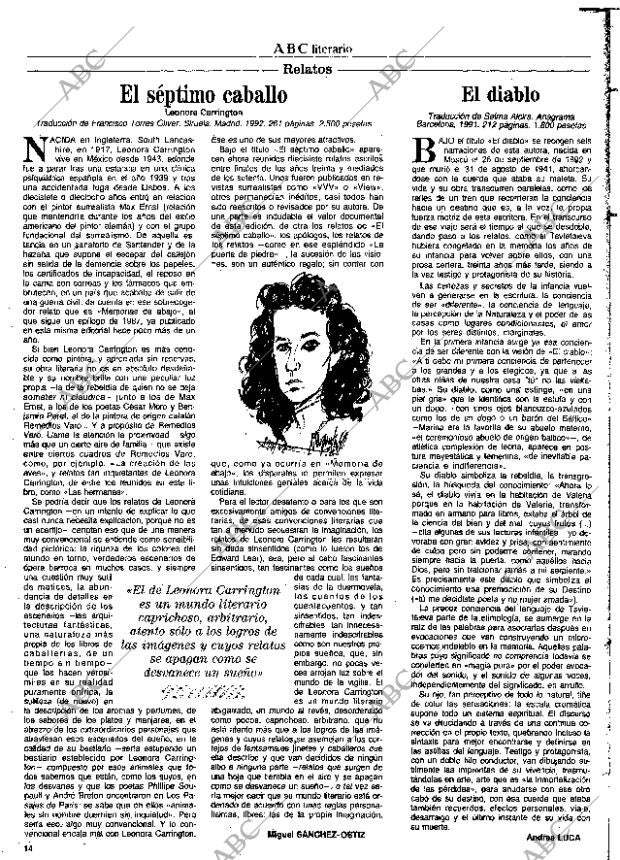 CULTURAL MADRID 24-04-1992 página 14