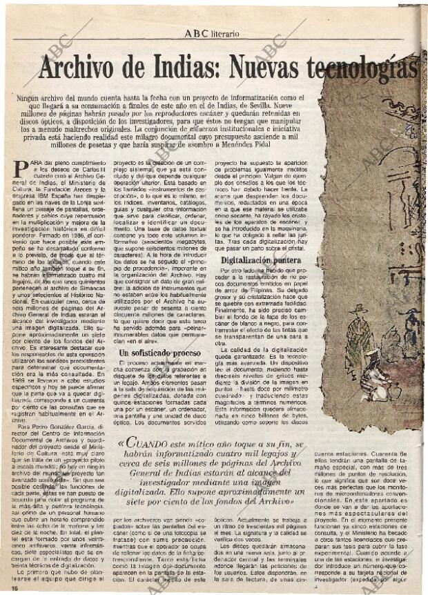 CULTURAL MADRID 24-04-1992 página 16