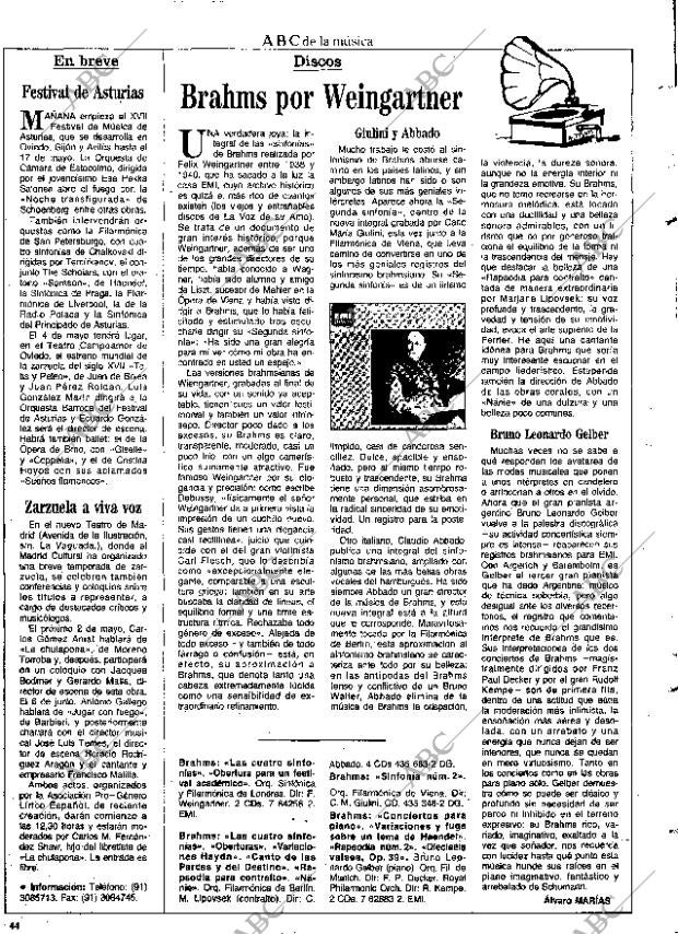 CULTURAL MADRID 24-04-1992 página 44