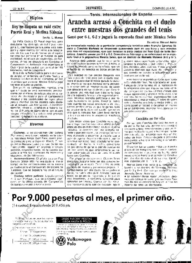 ABC SEVILLA 26-04-1992 página 122