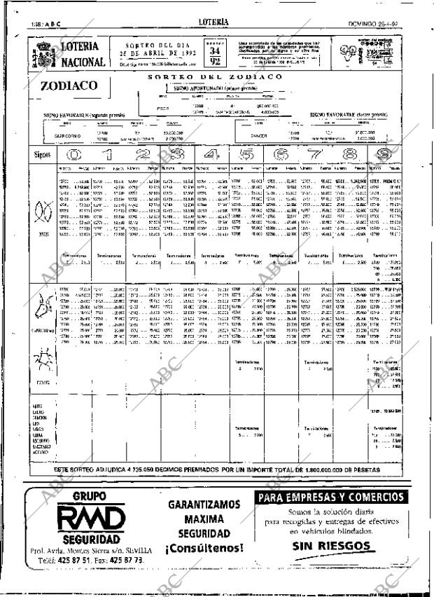 ABC SEVILLA 26-04-1992 página 138