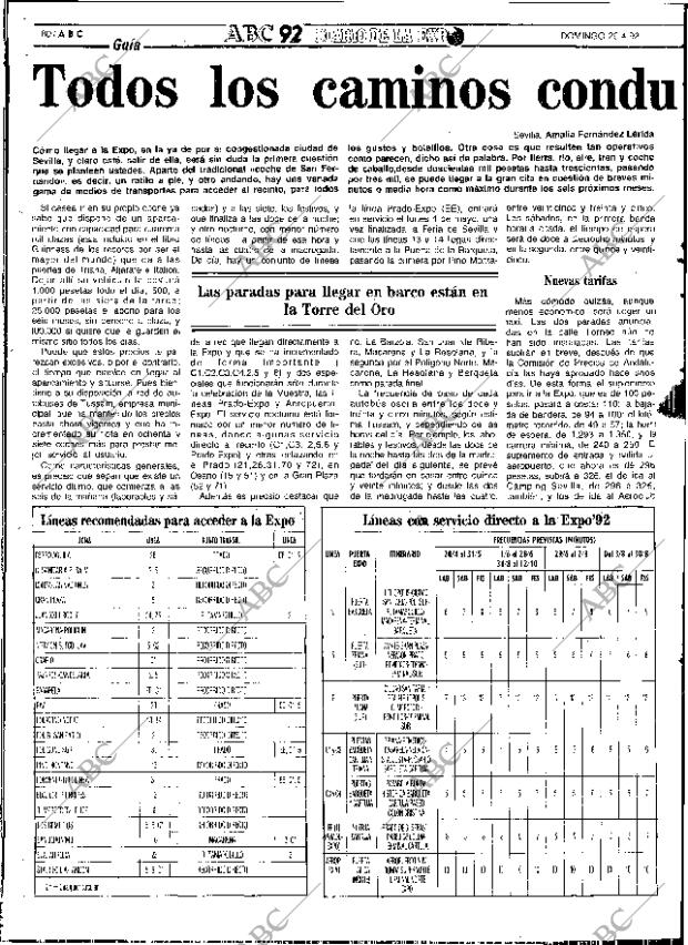 ABC SEVILLA 26-04-1992 página 80