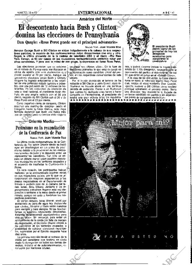 ABC MADRID 28-04-1992 página 41