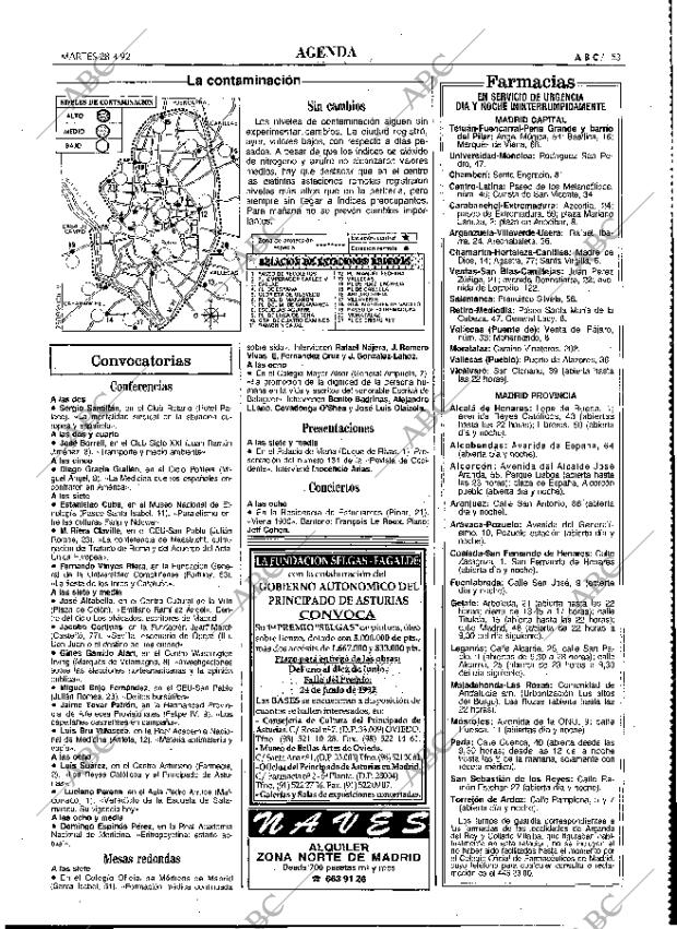 ABC MADRID 28-04-1992 página 53