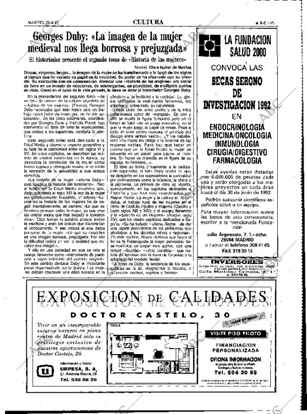 ABC MADRID 28-04-1992 página 65