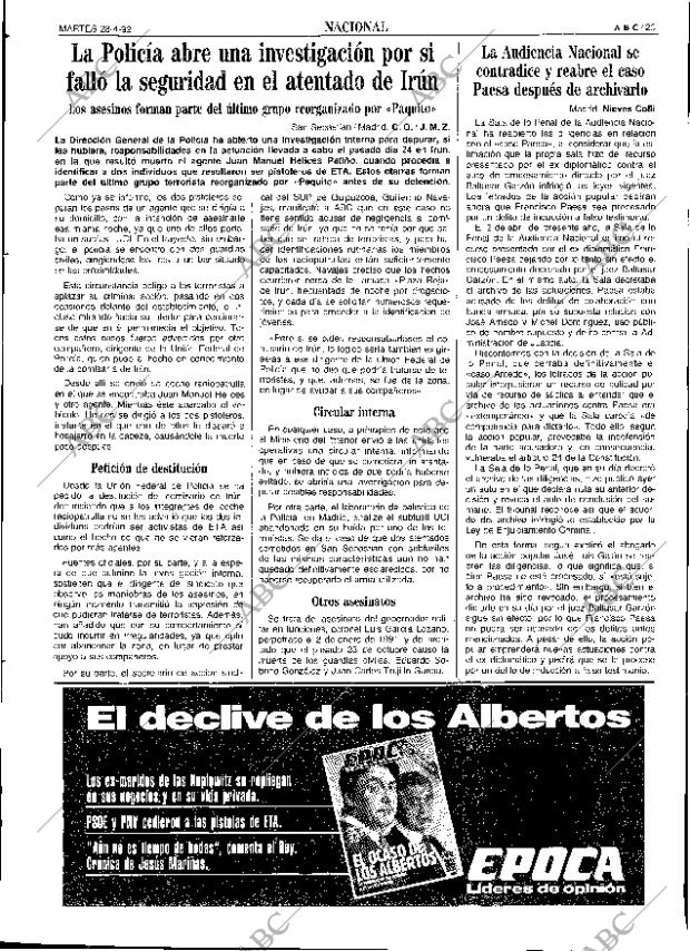 ABC SEVILLA 28-04-1992 página 23