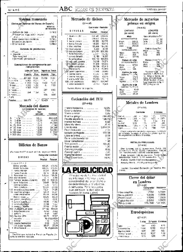 ABC SEVILLA 28-04-1992 página 82