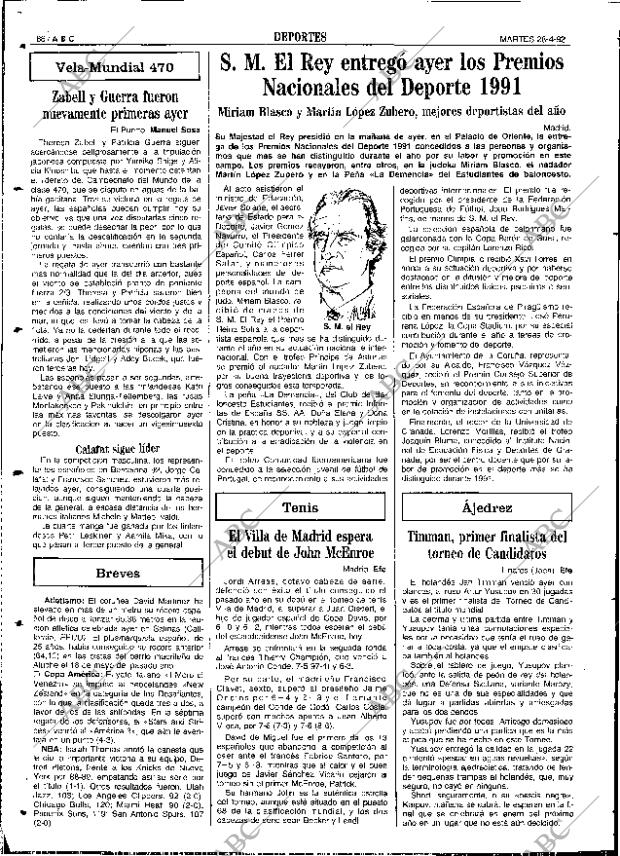 ABC SEVILLA 28-04-1992 página 88