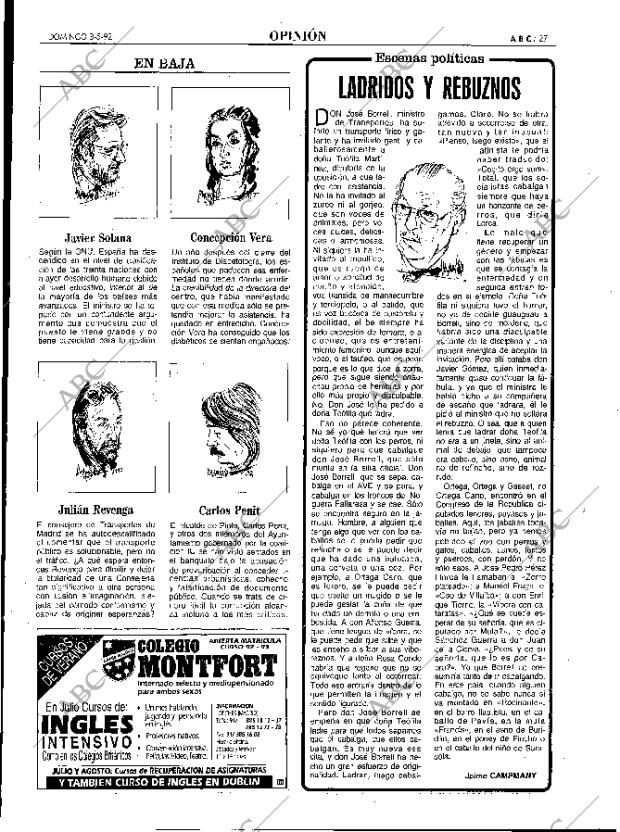 ABC MADRID 03-05-1992 página 27