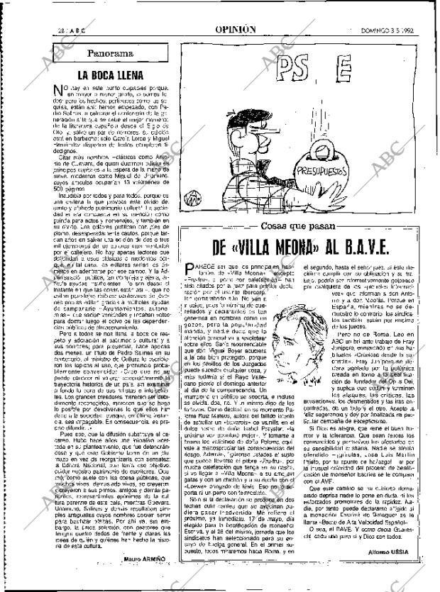 ABC MADRID 03-05-1992 página 28