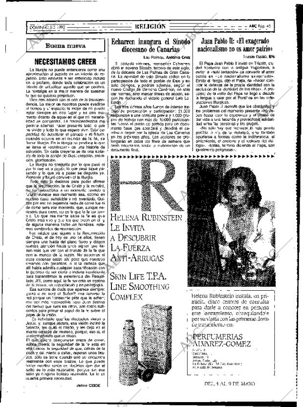 ABC MADRID 03-05-1992 página 45