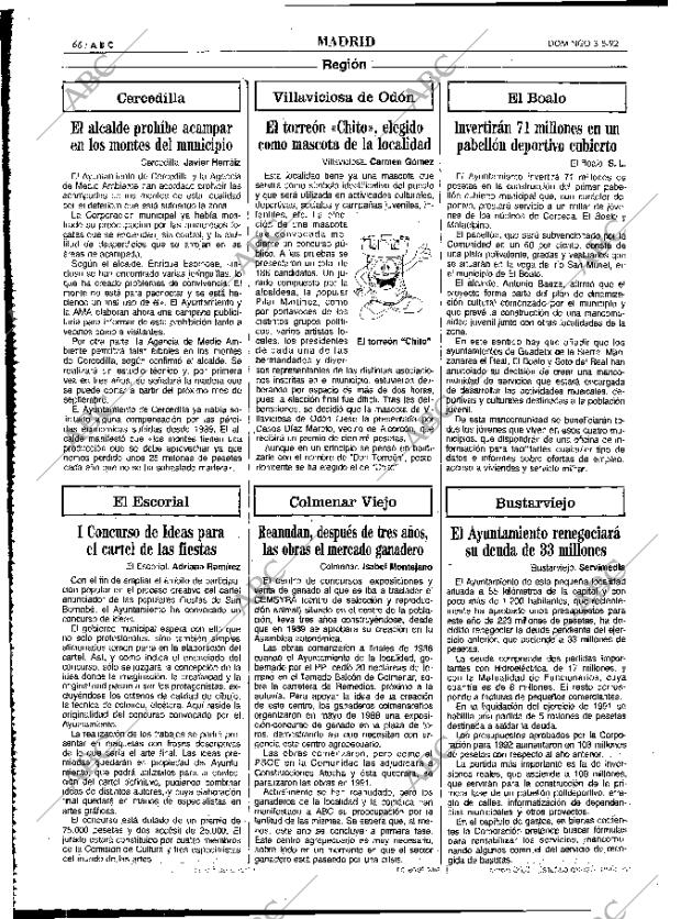 ABC MADRID 03-05-1992 página 66