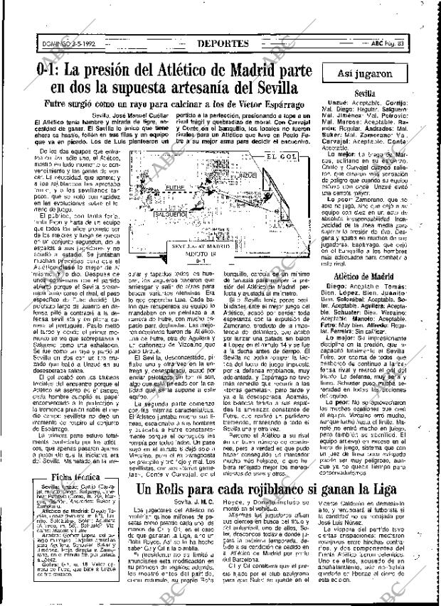 ABC MADRID 03-05-1992 página 83