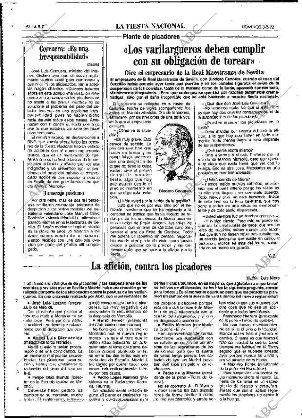ABC MADRID 03-05-1992 página 92