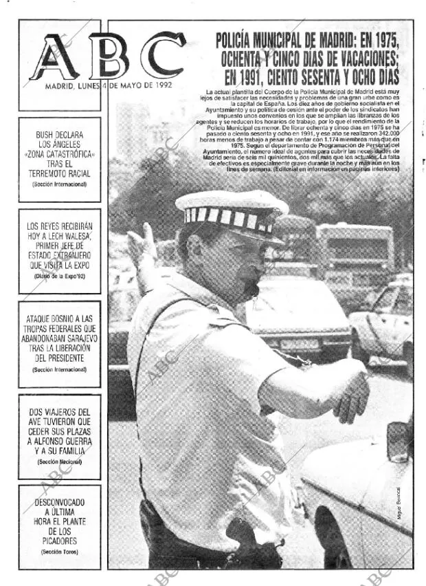 ABC MADRID 04-05-1992 página 1