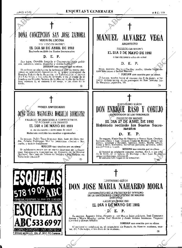ABC MADRID 04-05-1992 página 119