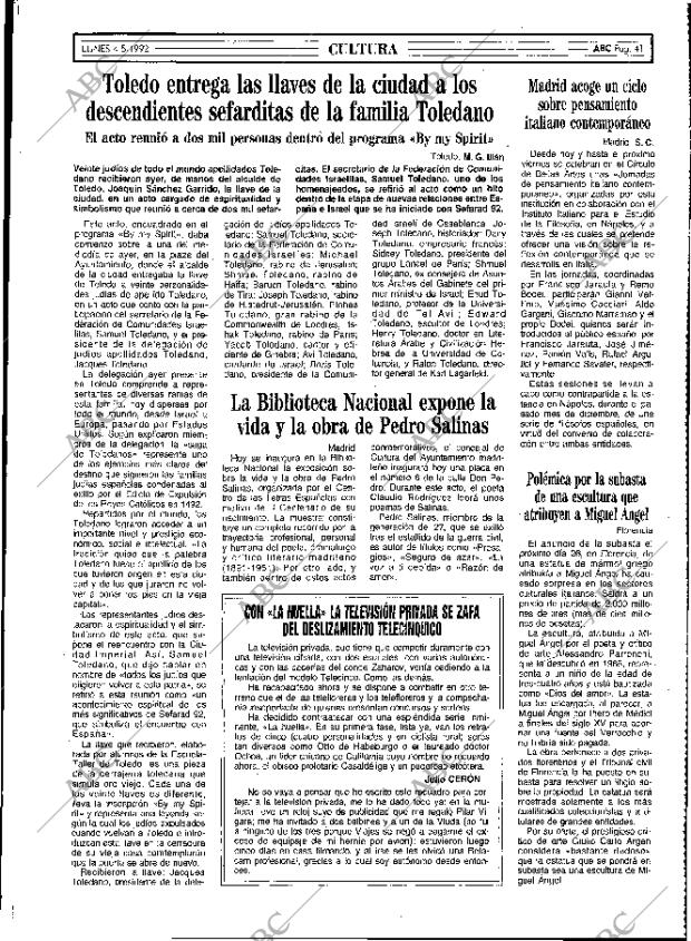 ABC MADRID 04-05-1992 página 41