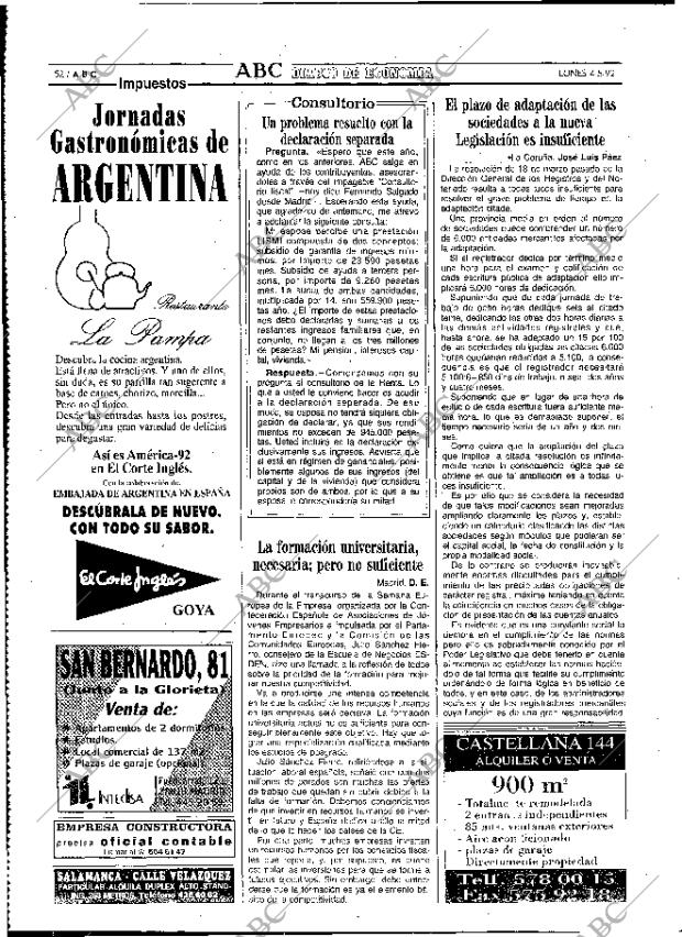 ABC MADRID 04-05-1992 página 52