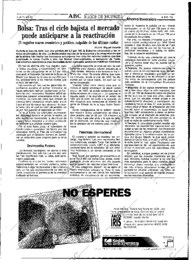 ABC MADRID 04-05-1992 página 53