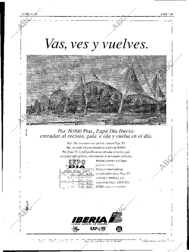 ABC MADRID 04-05-1992 página 69