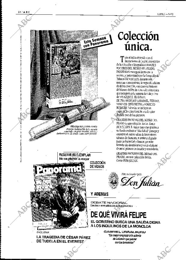 ABC MADRID 04-05-1992 página 84