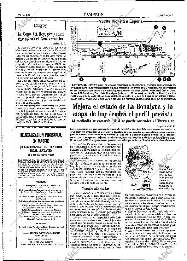 ABC MADRID 04-05-1992 página 98