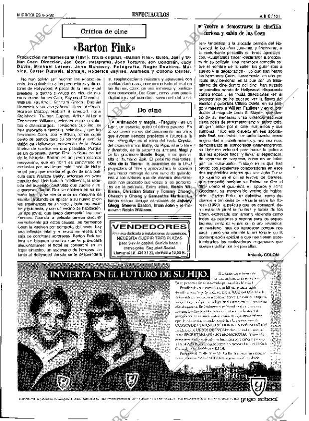 ABC SEVILLA 06-05-1992 página 101