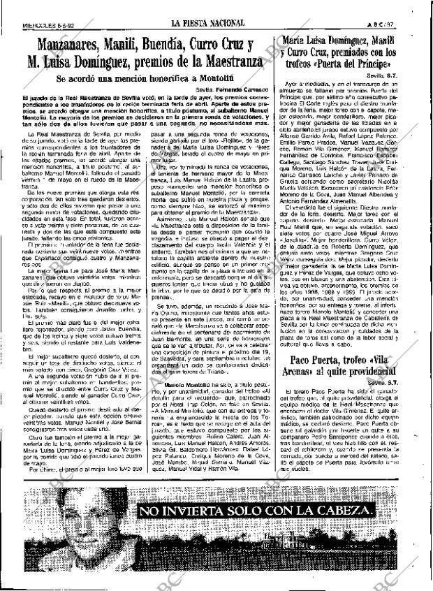 ABC SEVILLA 06-05-1992 página 97