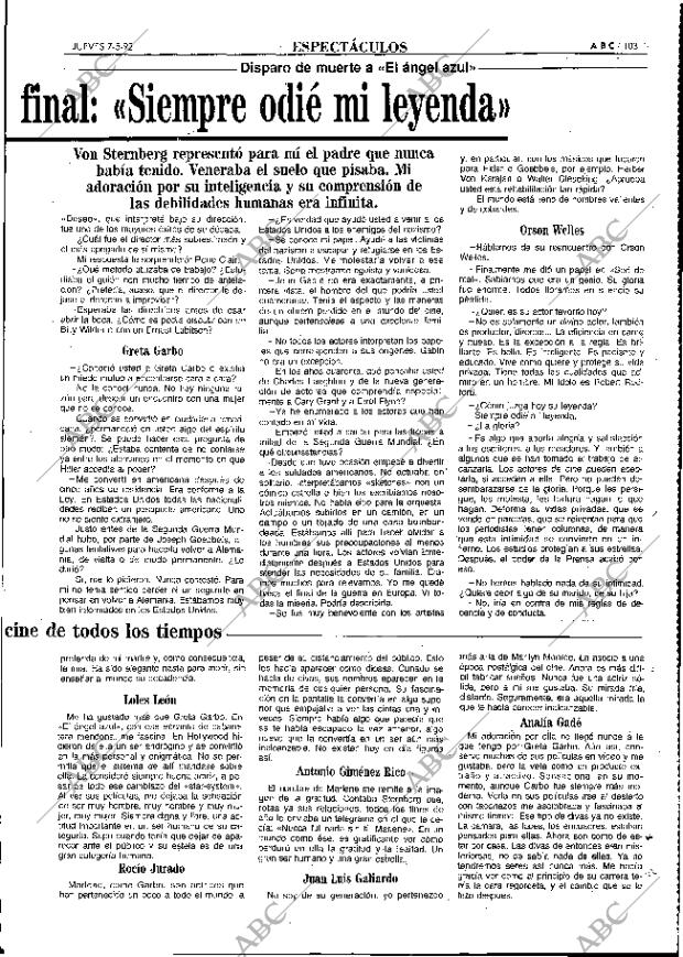 ABC MADRID 07-05-1992 página 103