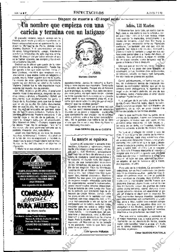 ABC MADRID 07-05-1992 página 104