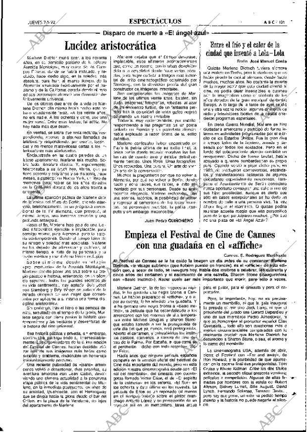 ABC MADRID 07-05-1992 página 105