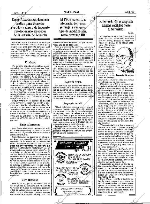 ABC MADRID 07-05-1992 página 23