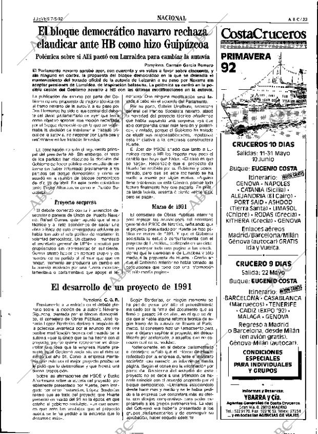 ABC SEVILLA 07-05-1992 página 23