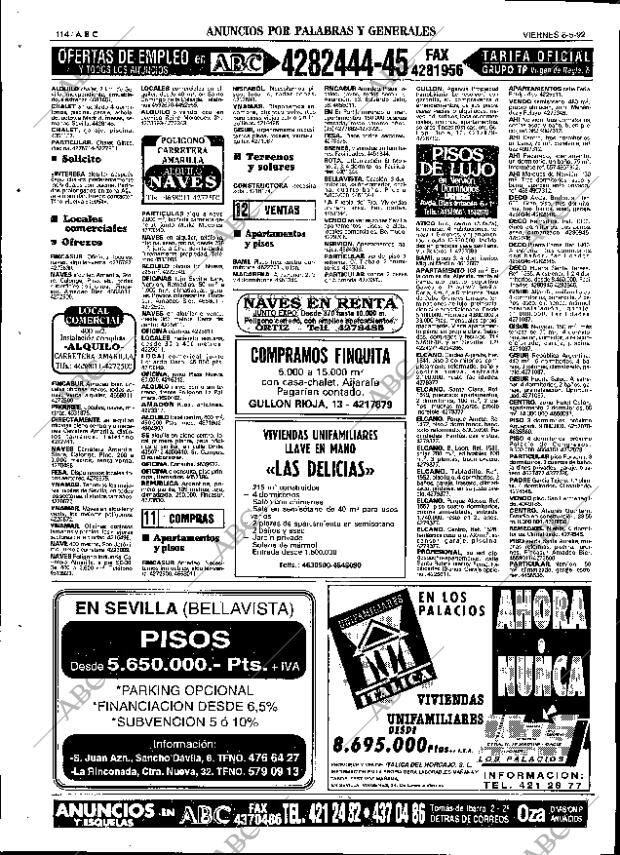 ABC SEVILLA 08-05-1992 página 114