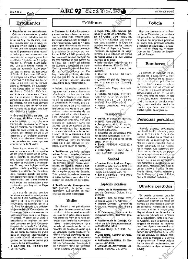 ABC SEVILLA 08-05-1992 página 68