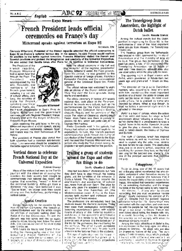 ABC SEVILLA 08-05-1992 página 78
