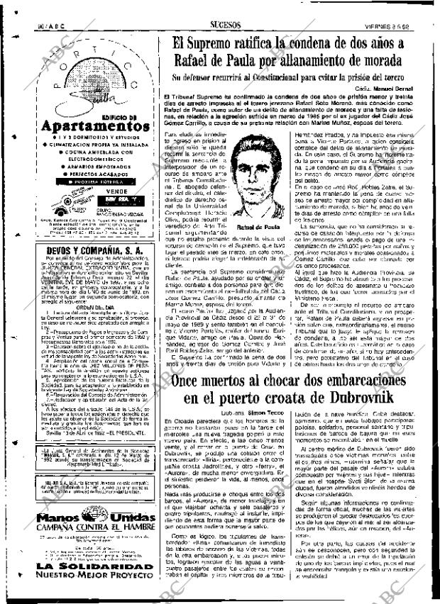 ABC SEVILLA 08-05-1992 página 96