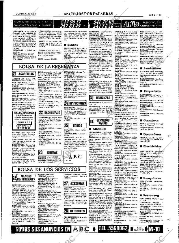 ABC MADRID 10-05-1992 página 149