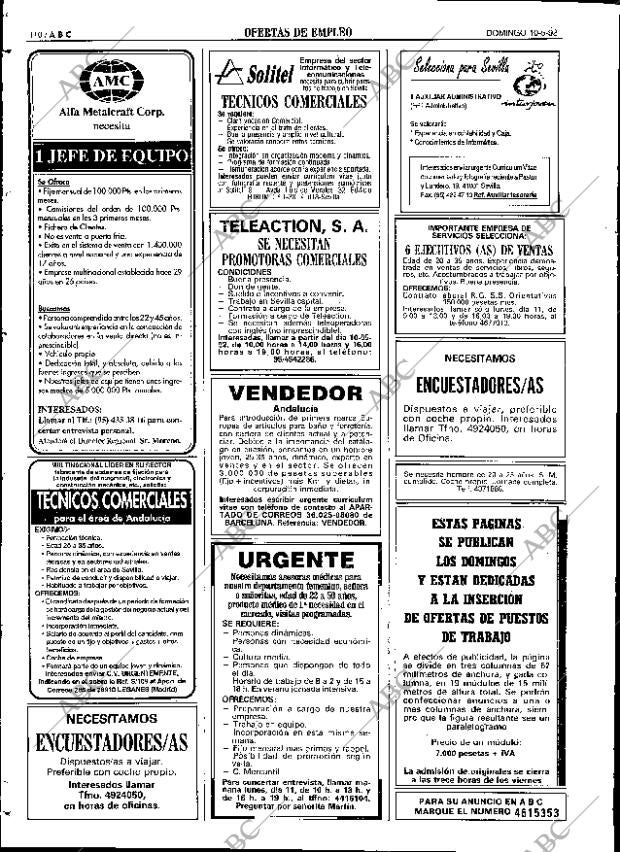 ABC SEVILLA 10-05-1992 página 110