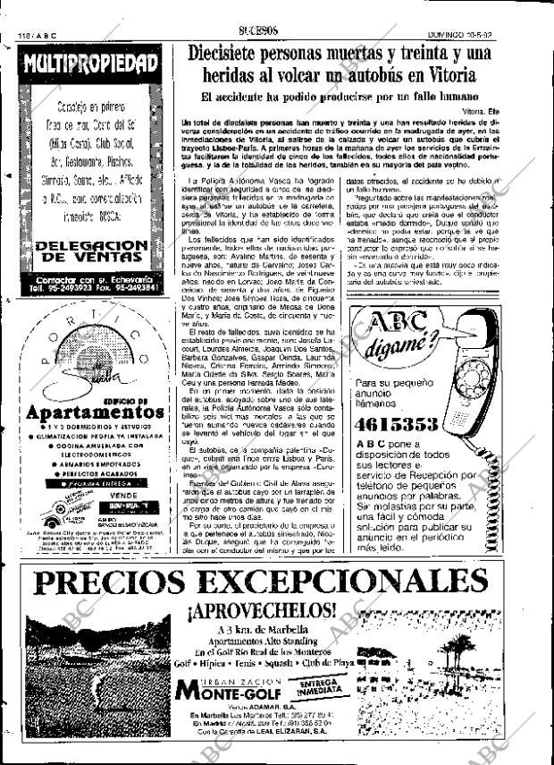 ABC SEVILLA 10-05-1992 página 118