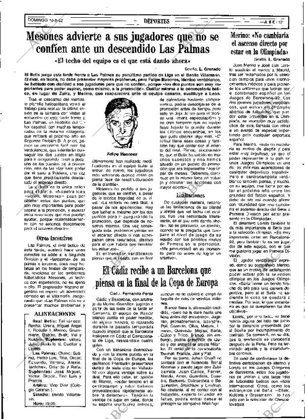 ABC SEVILLA 10-05-1992 página 121
