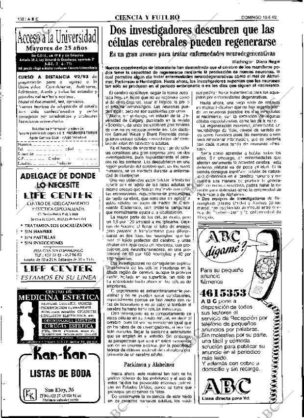 ABC SEVILLA 10-05-1992 página 132