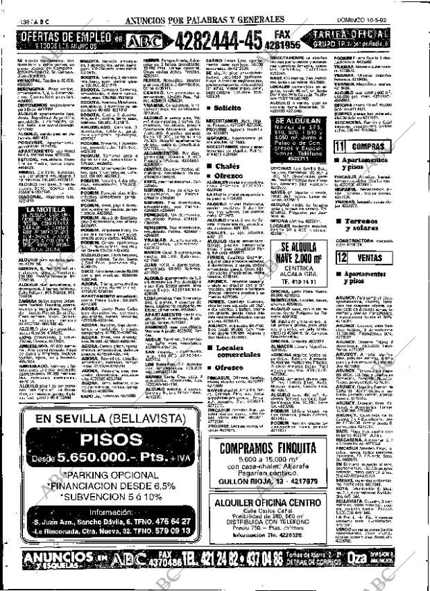 ABC SEVILLA 10-05-1992 página 138