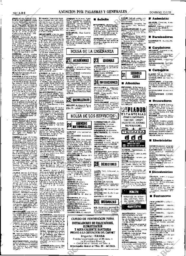 ABC SEVILLA 10-05-1992 página 142