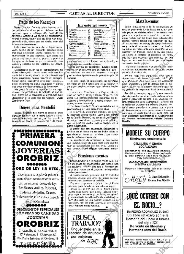 ABC SEVILLA 10-05-1992 página 20